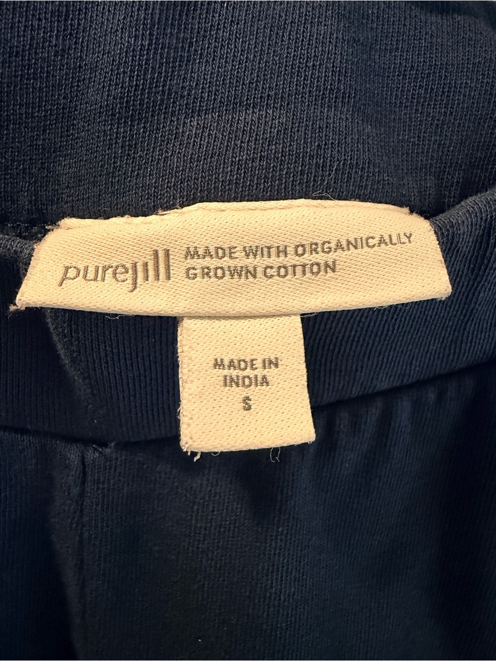 Pure J. Jill Wide Leg Pants in Navy Blue Small - Like New - Picture 8 of 8